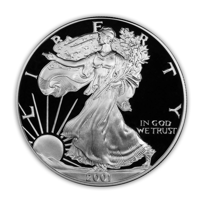 2001 Silver Eagle - West Point Proof - Original Government Packaging (OGP)
