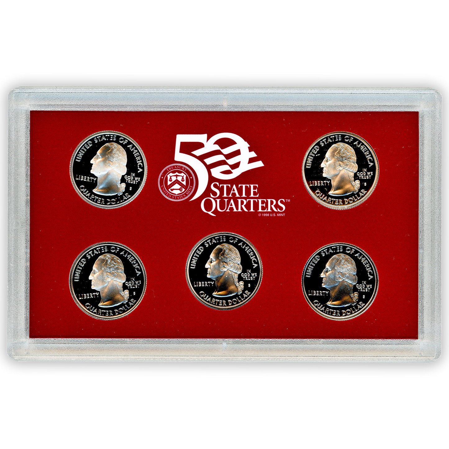 2001 Silver Proof Set - 10 Coins
