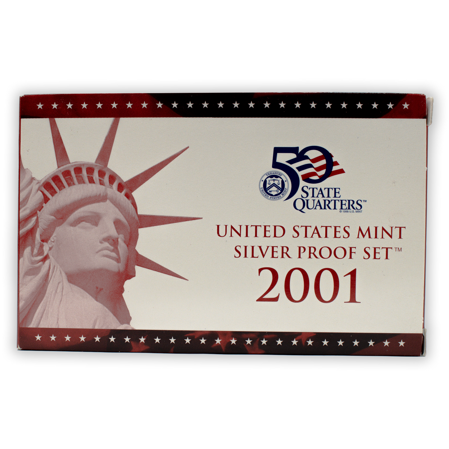 2001 Silver Proof Set - 10 Coins