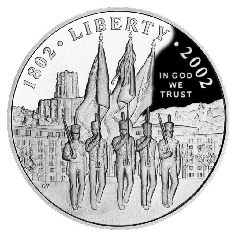 2002 West Point Academy Silver Dollar Proof - Original Government Packaging OGP
