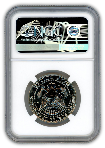 2002 Kennedy Half Dollar Philadelphia- NGC MS66 PL Prooflike