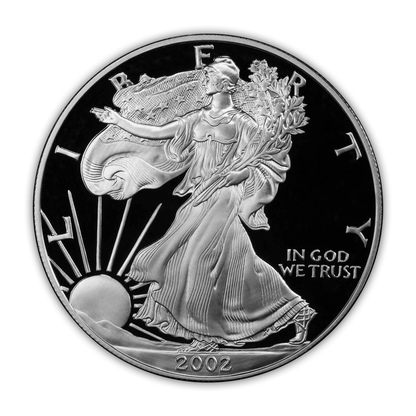 2002 Silver Eagle - West Point Proof - Original Government Packaging (OGP)