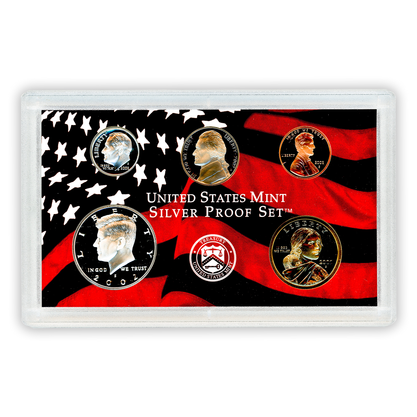 2002 Silver Proof Set - 10 Coins