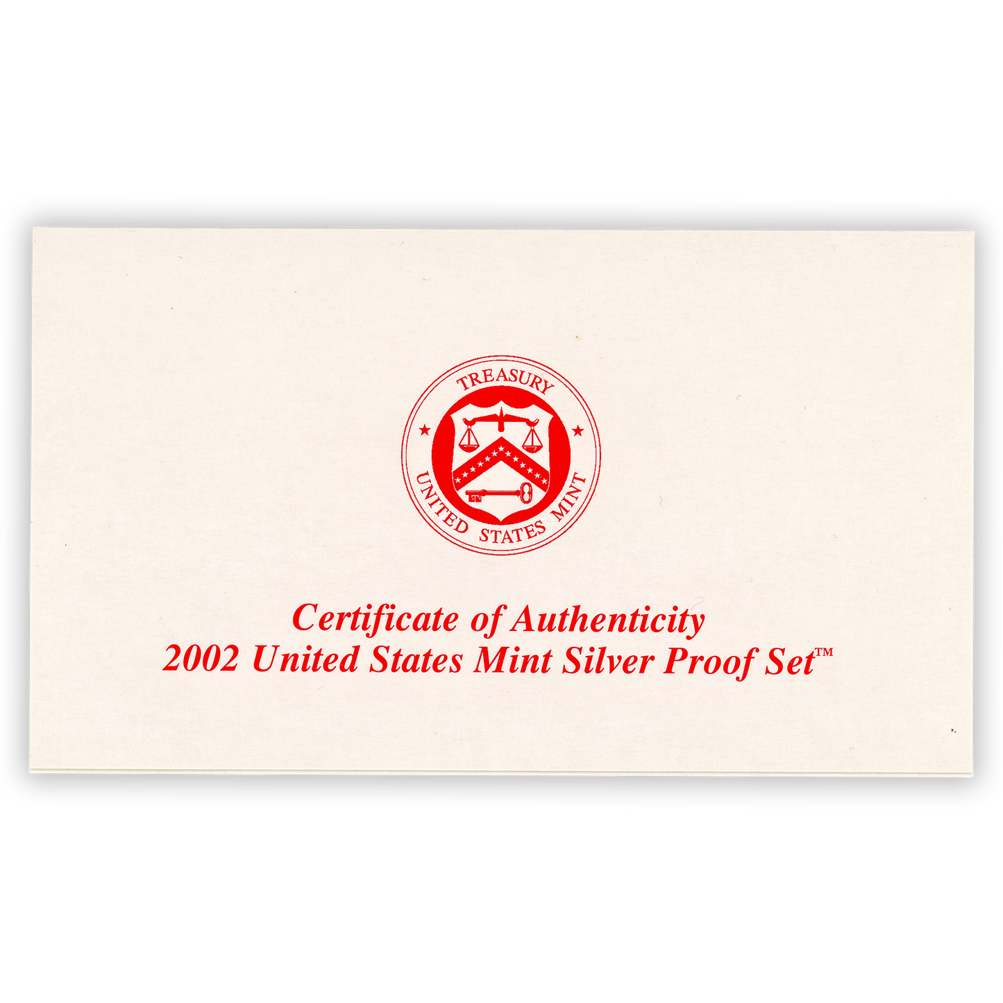 2002 Silver Proof Set - 10 Coins