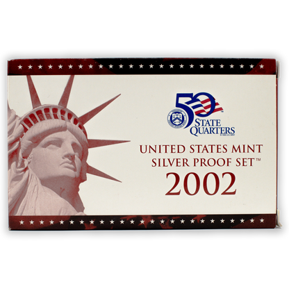 2002 Silver Proof Set - 10 Coins