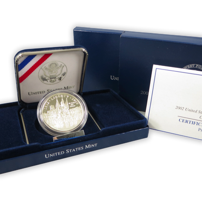 2002 West Point Academy Silver Dollar Proof - Original Government Packaging OGP