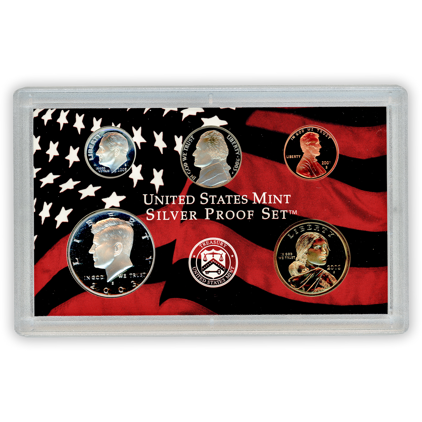 2003 Silver Proof Set - 10 Coins