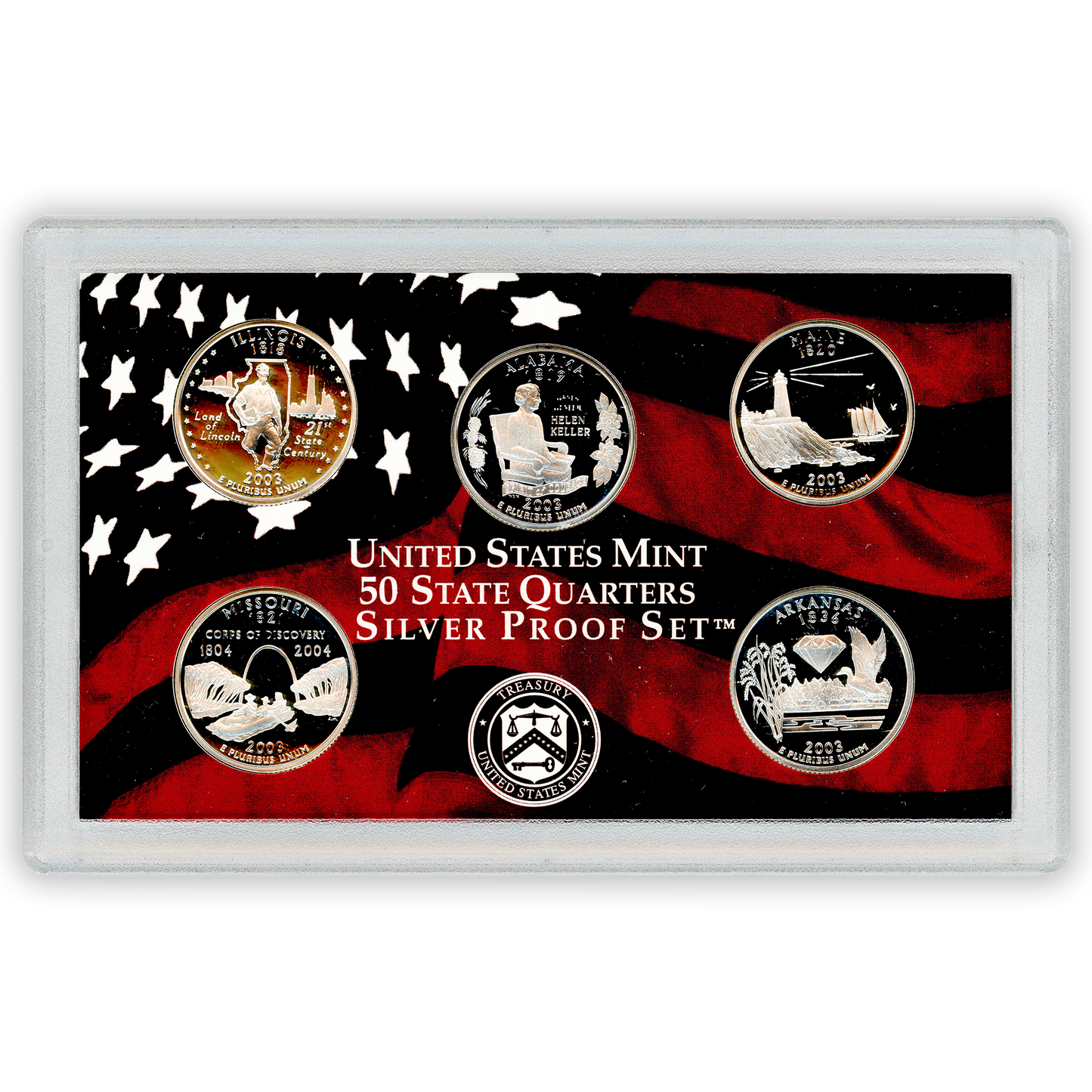 2003 Silver Proof Set - 10 Coins