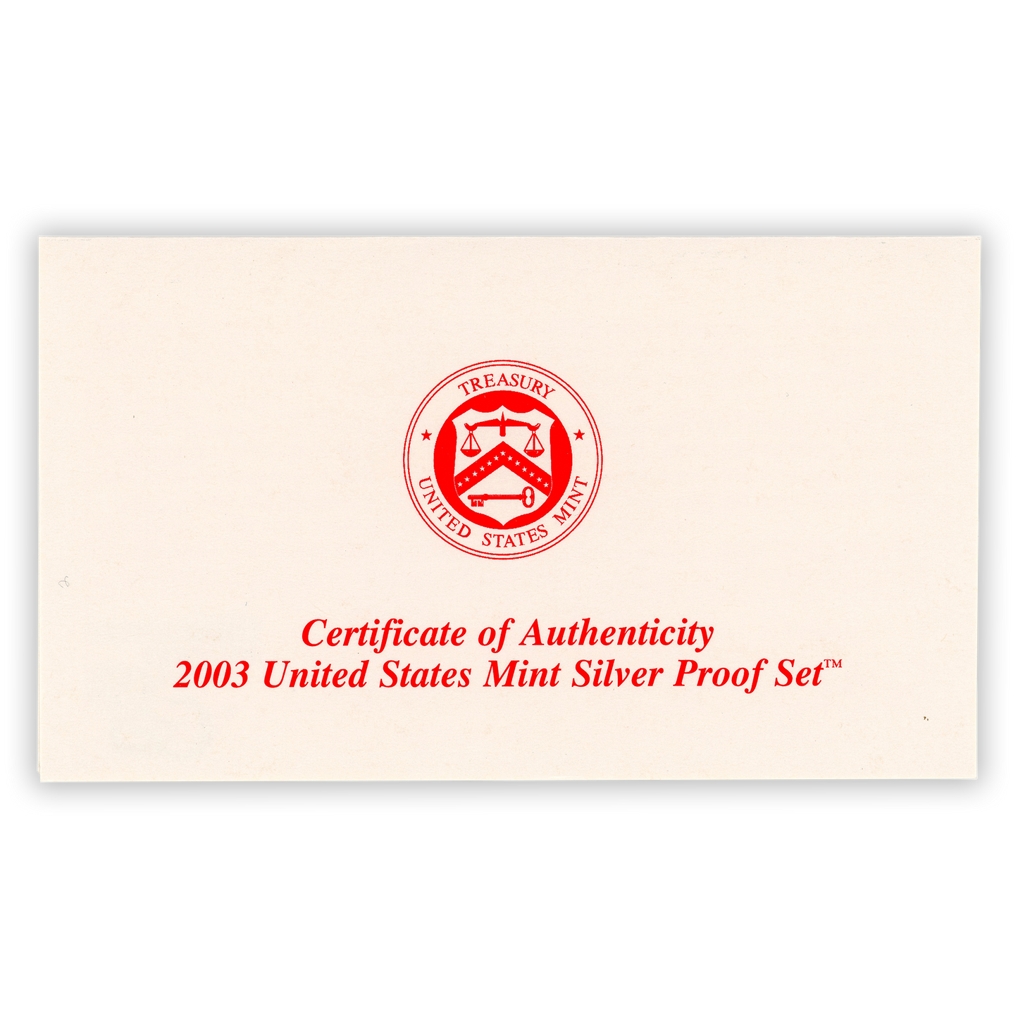 2003 Silver Proof Set - 10 Coins