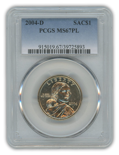 2004 Sacagawea Dollar Denver - PCGS MS67 PL Prooflike