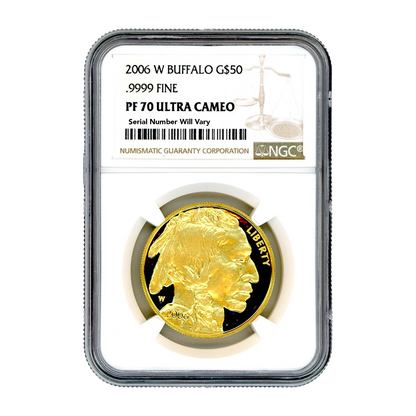 2006 $50 Gold Buffalo - 1/2oz - NGC PF70