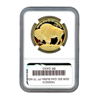 2006 $50 Gold Buffalo - 1/2oz - NGC PF70