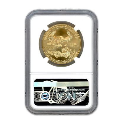 2006 $50 Burnished Gold Eagle - 1/2oz - NGC MS70