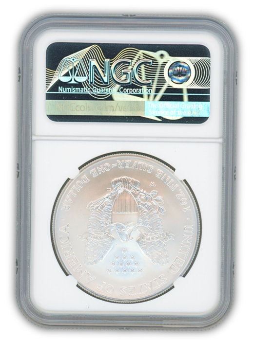 2006 Silver Eagle - West Point Burnished - NGC MS70 Mercanti Label