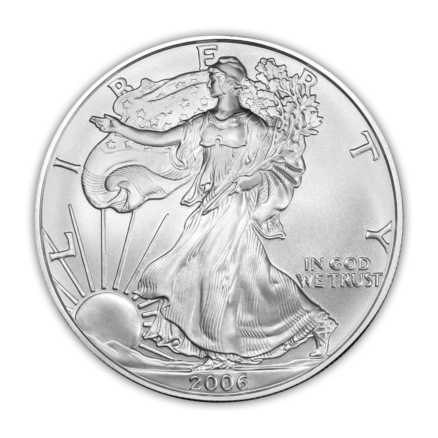 2006 Silver Eagle - West Point Burnished - Original Government Packaging (OGP)