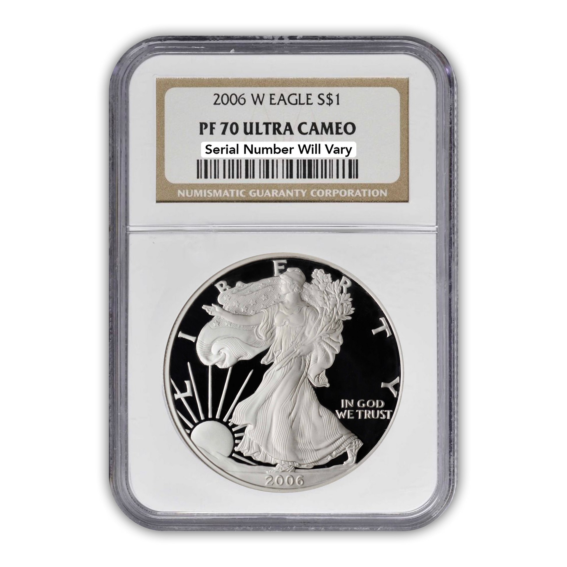 2006 Silver Eagle - Proof - NGC PF70 - CoinsTV