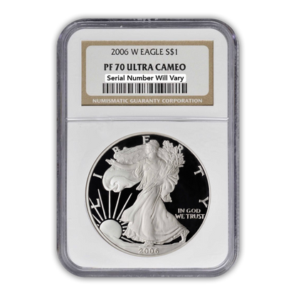 2006 Silver Eagle - Proof - NGC PF70 - CoinsTV