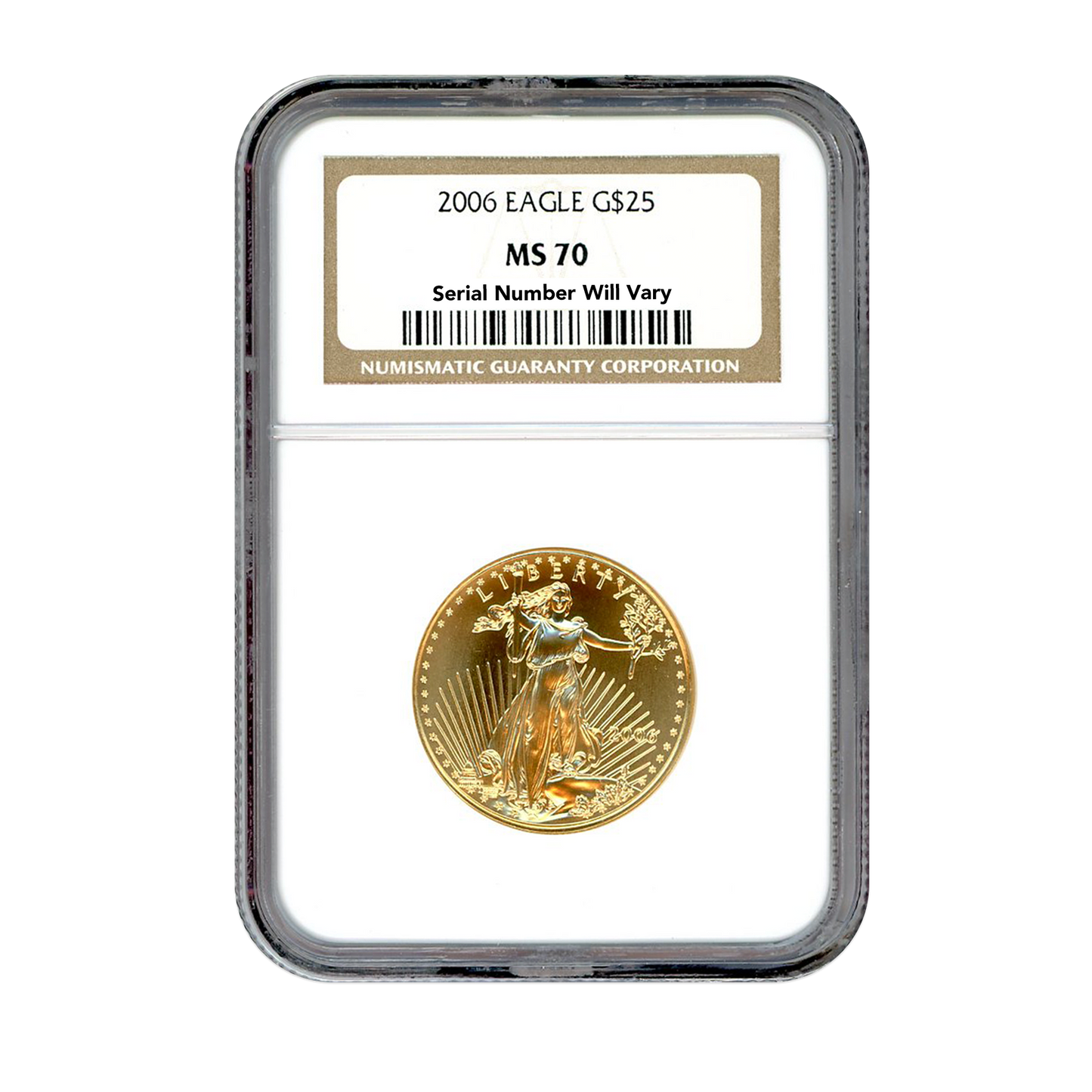 2006 $25 Gold Eagle NGC MS70