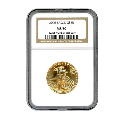 2006 $25 Gold Eagle NGC MS70