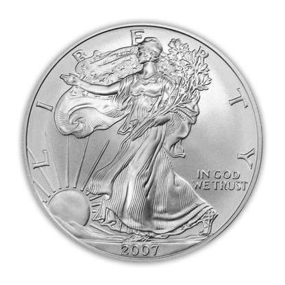 2007 Silver Eagle - West Point Burnished - Original Government Packaging (OGP)