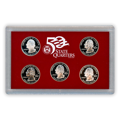 2007 Silver Proof Set - 14 Coins