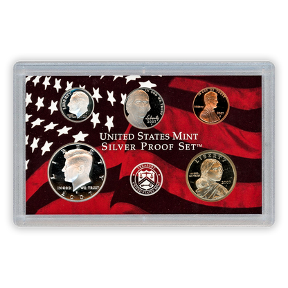 2007 Silver Proof Set - 14 Coins