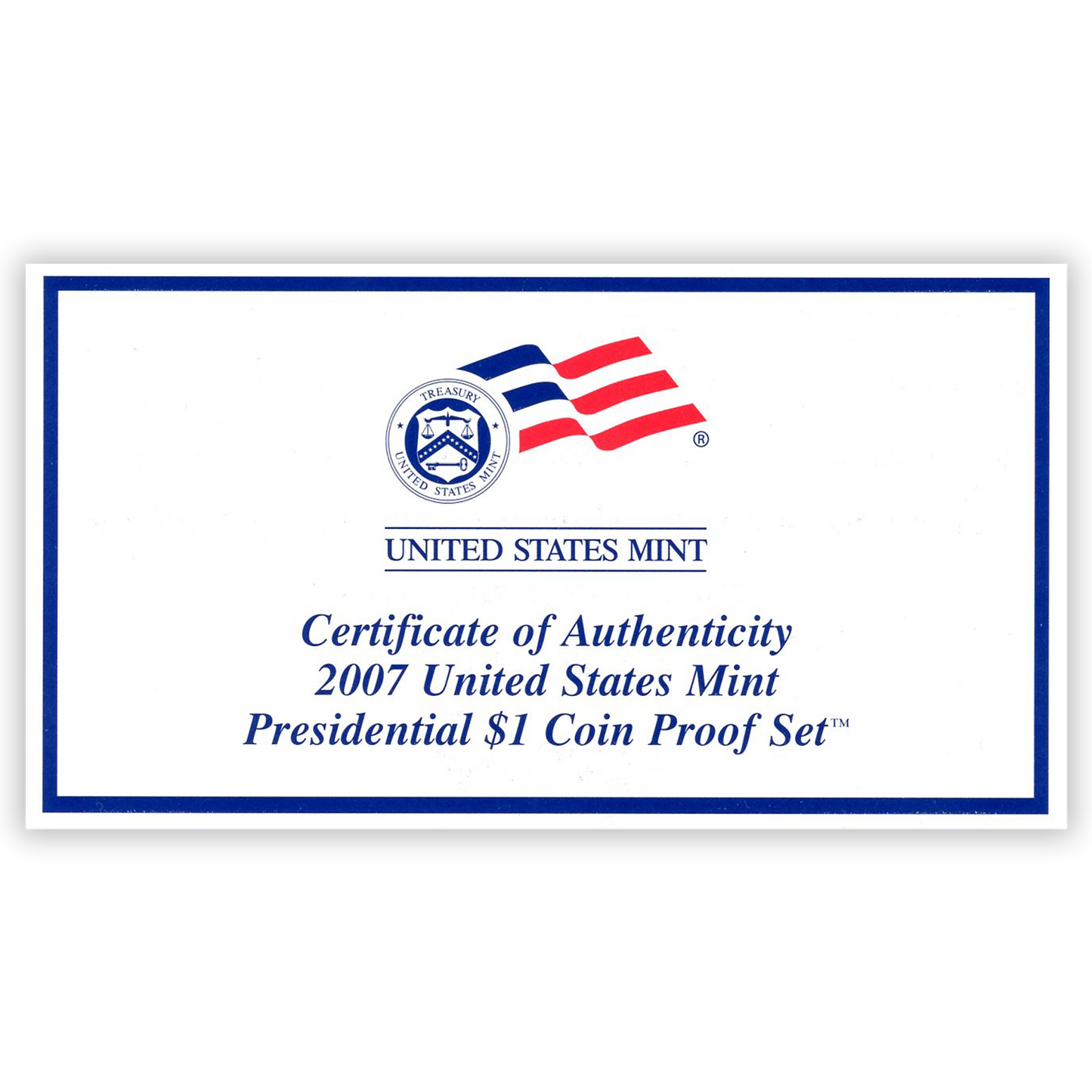 2007 Silver Proof Set - 14 Coins