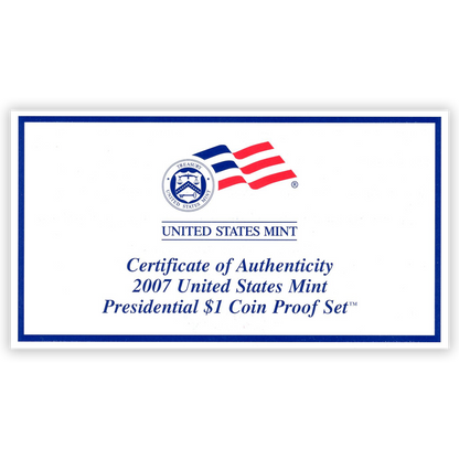 2007 Silver Proof Set - 14 Coins