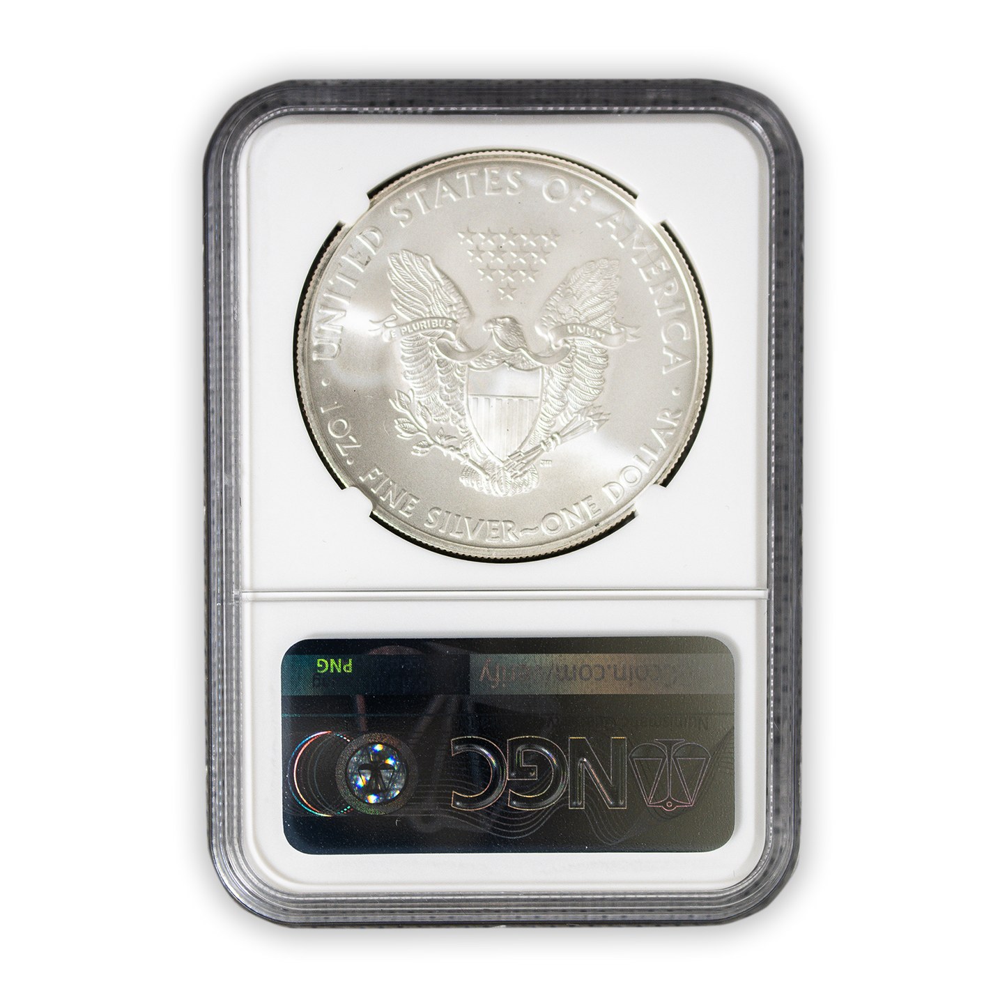 2008 Silver Eagle - Business Strike - NGC MS70 Mercanti Label