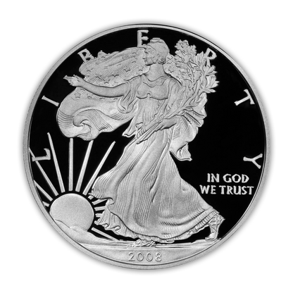 2008 Silver Eagle - West Point Proof - Original Government Packaging (OGP)