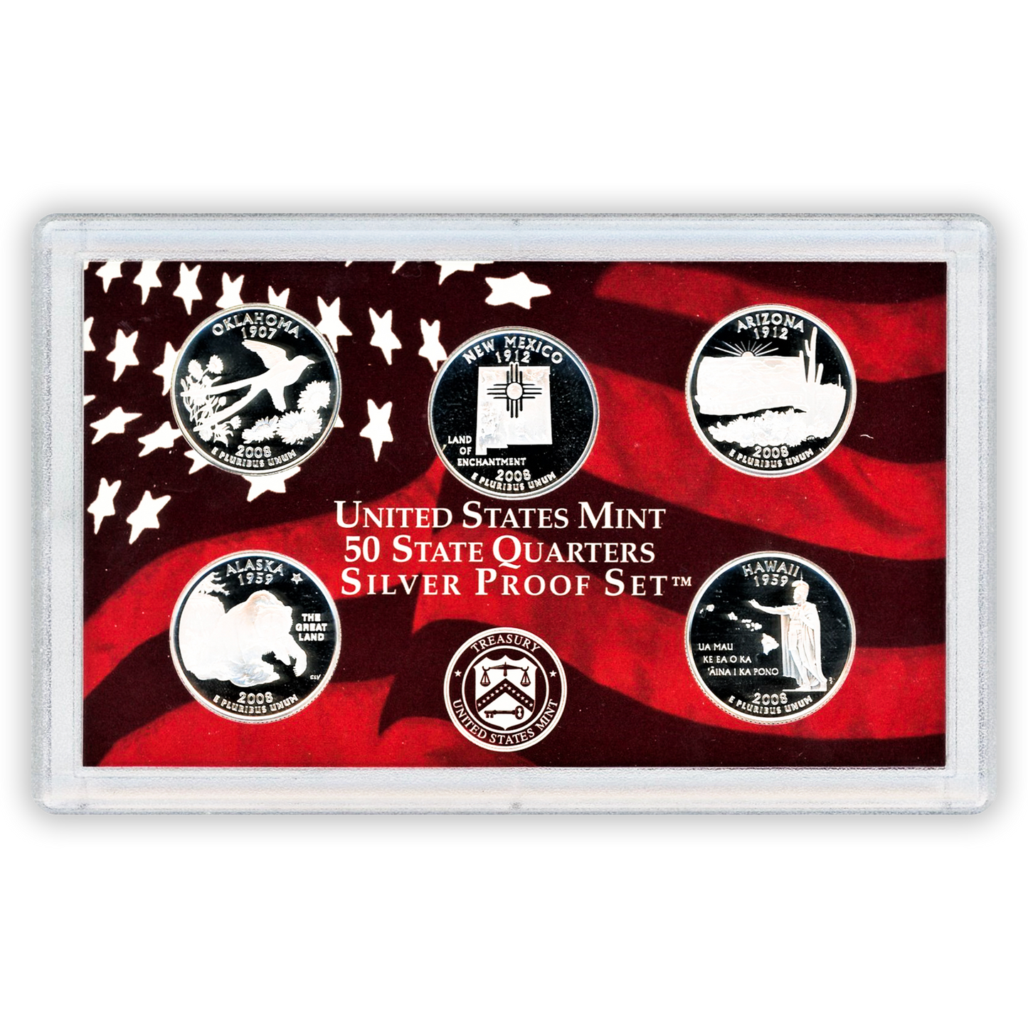 2008 Silver Proof Set - 14 Coins
