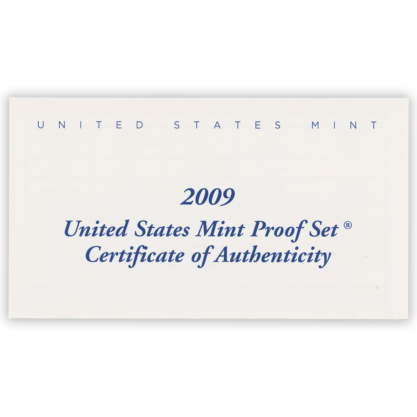2009 US Proof Set - 18 Coins
