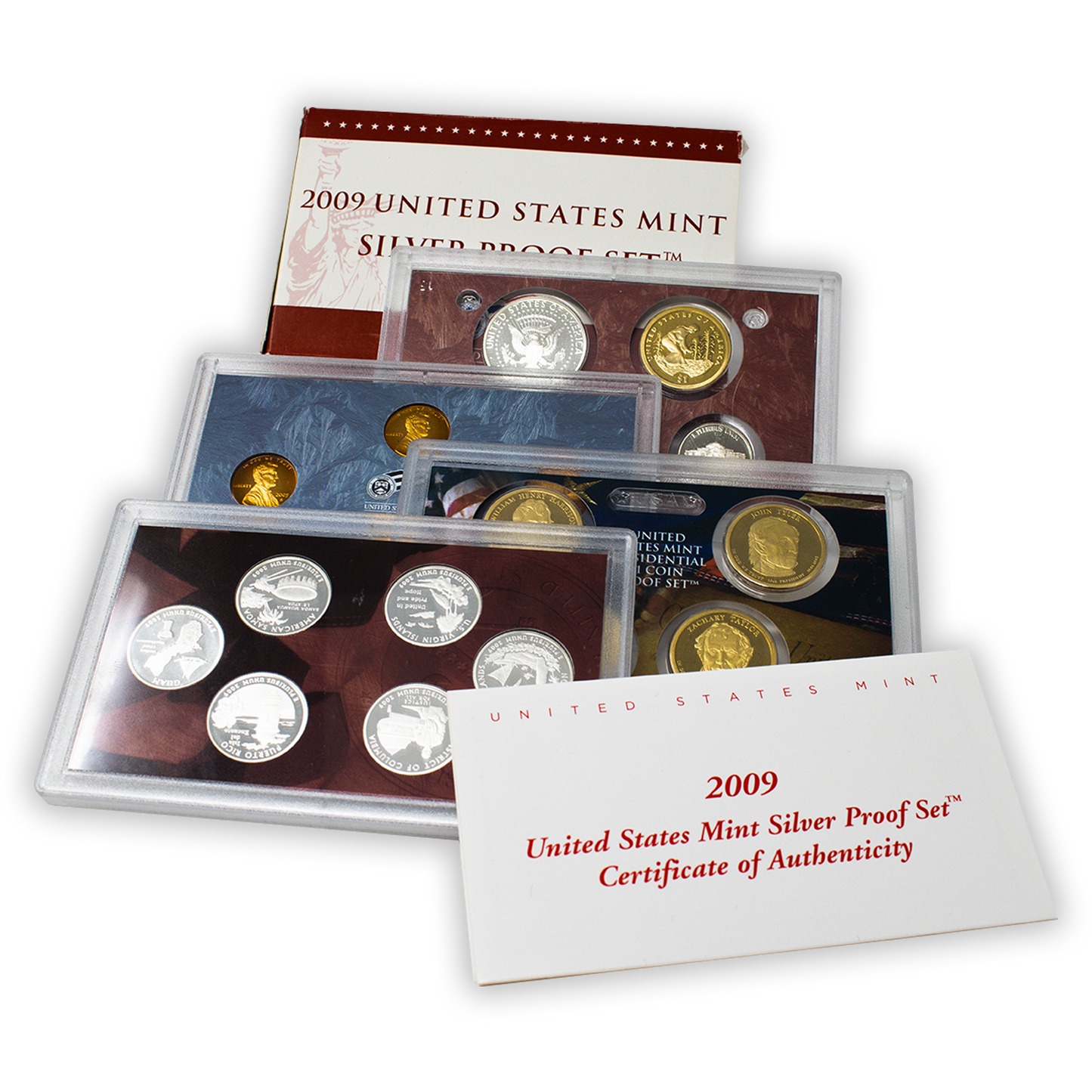 2009 Silver Proof Set - 18 Coins