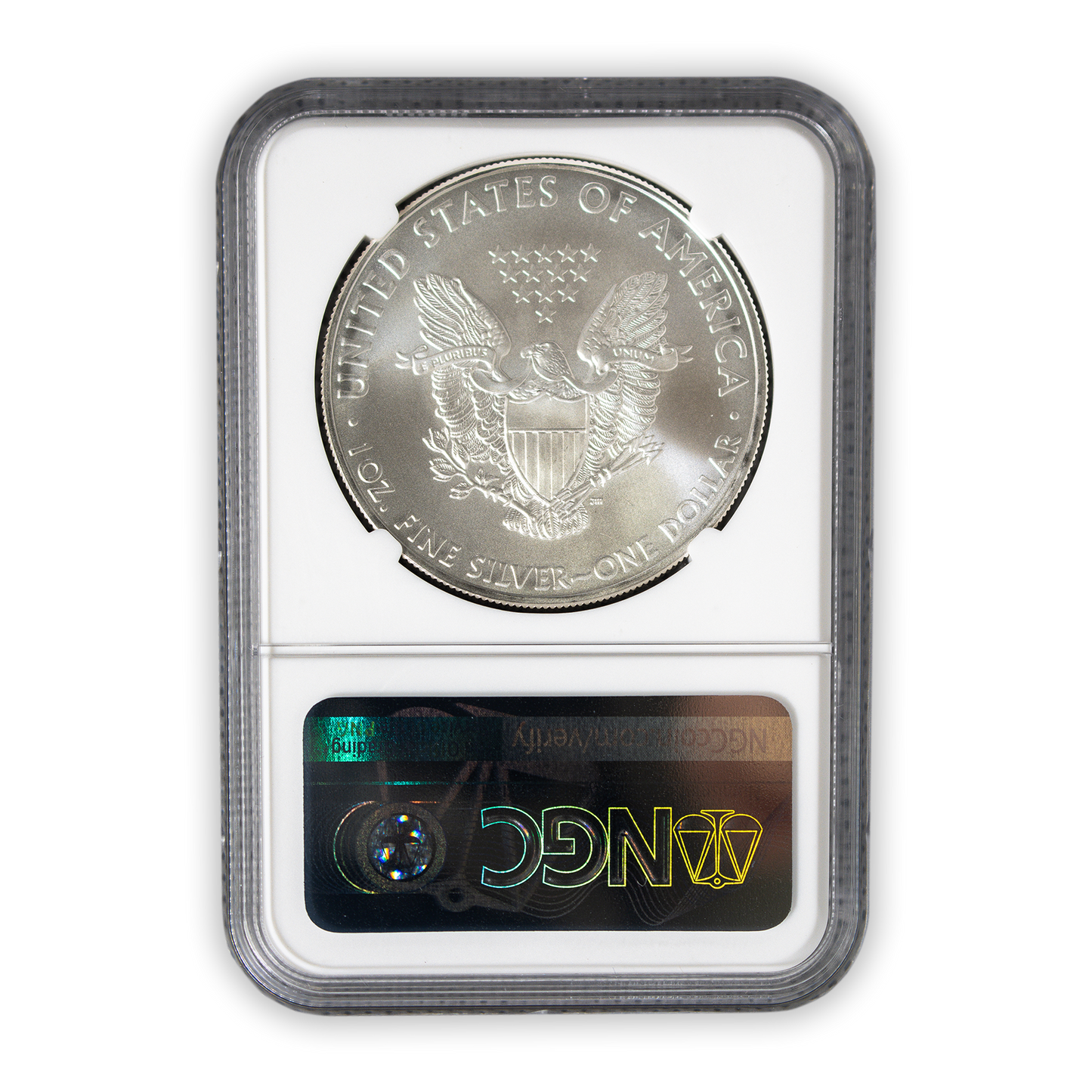 2010 Silver Eagle - Business Strike - NGC MS70 Mercanti Flag Label