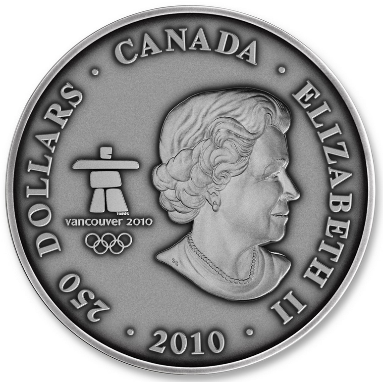 2010 $250 Winter Olympics The Eagle Kilo Silver in OGP