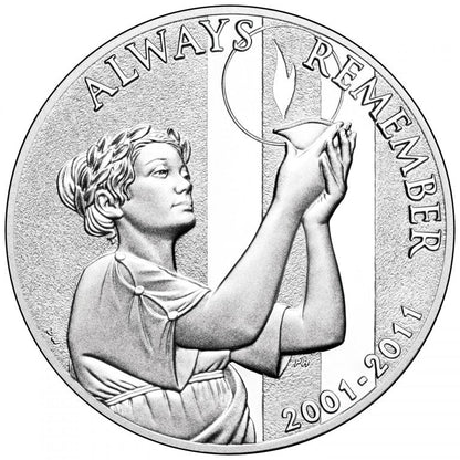 2011-W 9/11 National Medal Proof - PCGS PR69 Flag Label
