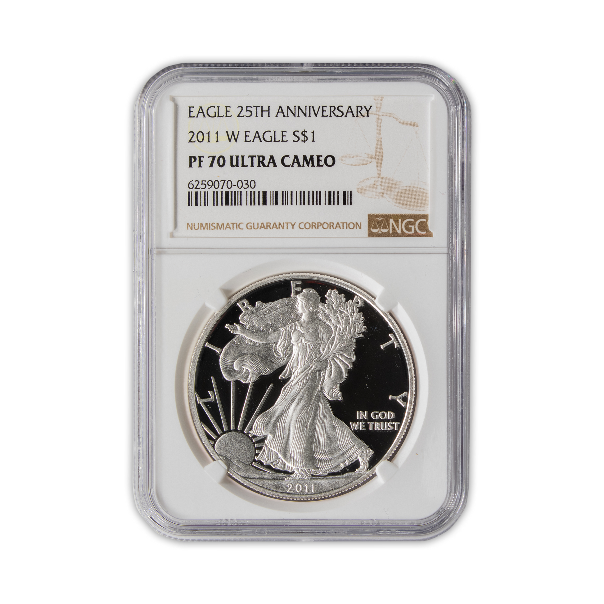 2011 W Silver Eagle - Proof - NGC PF70 Ultra Cameo - CoinsTV