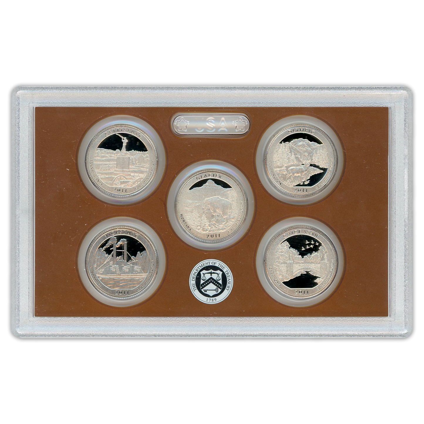2011 United States Mint - America the Beautiful - Quarters Proof Set