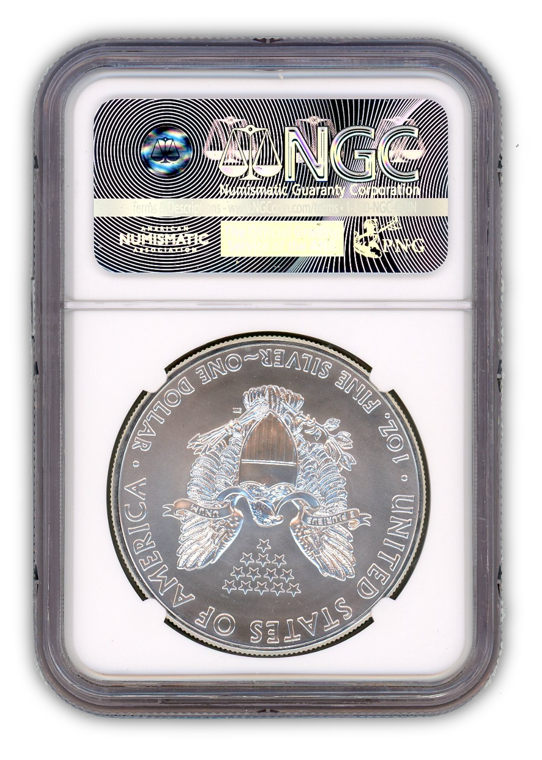 2012 Silver Eagle - Business Strike - NGC MS70  Mercanti Label