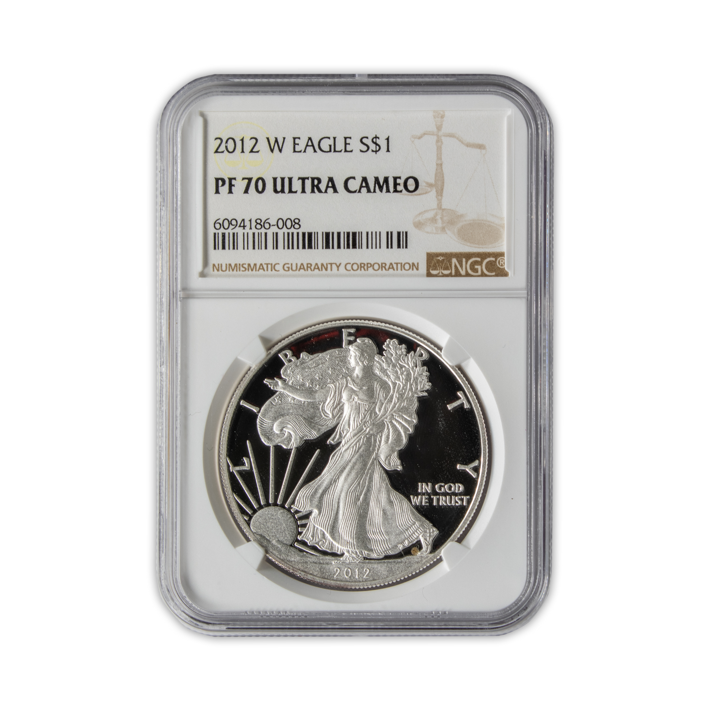 2012 W Silver Eagle - Proof - NGC PF70 Ultra Cameo - CoinsTV