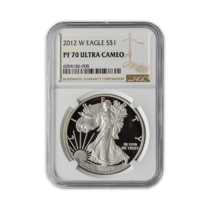 2012 W Silver Eagle - Proof - NGC PF70 Ultra Cameo - CoinsTV
