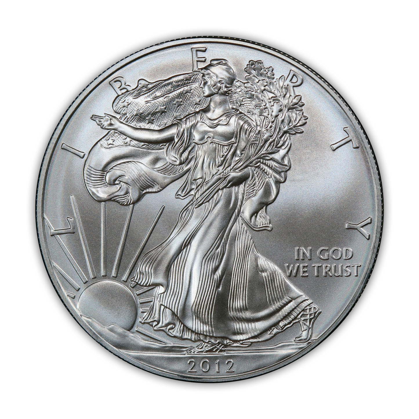 2012 Silver Eagle - Business Strike - Uncirculated - CoinsTV