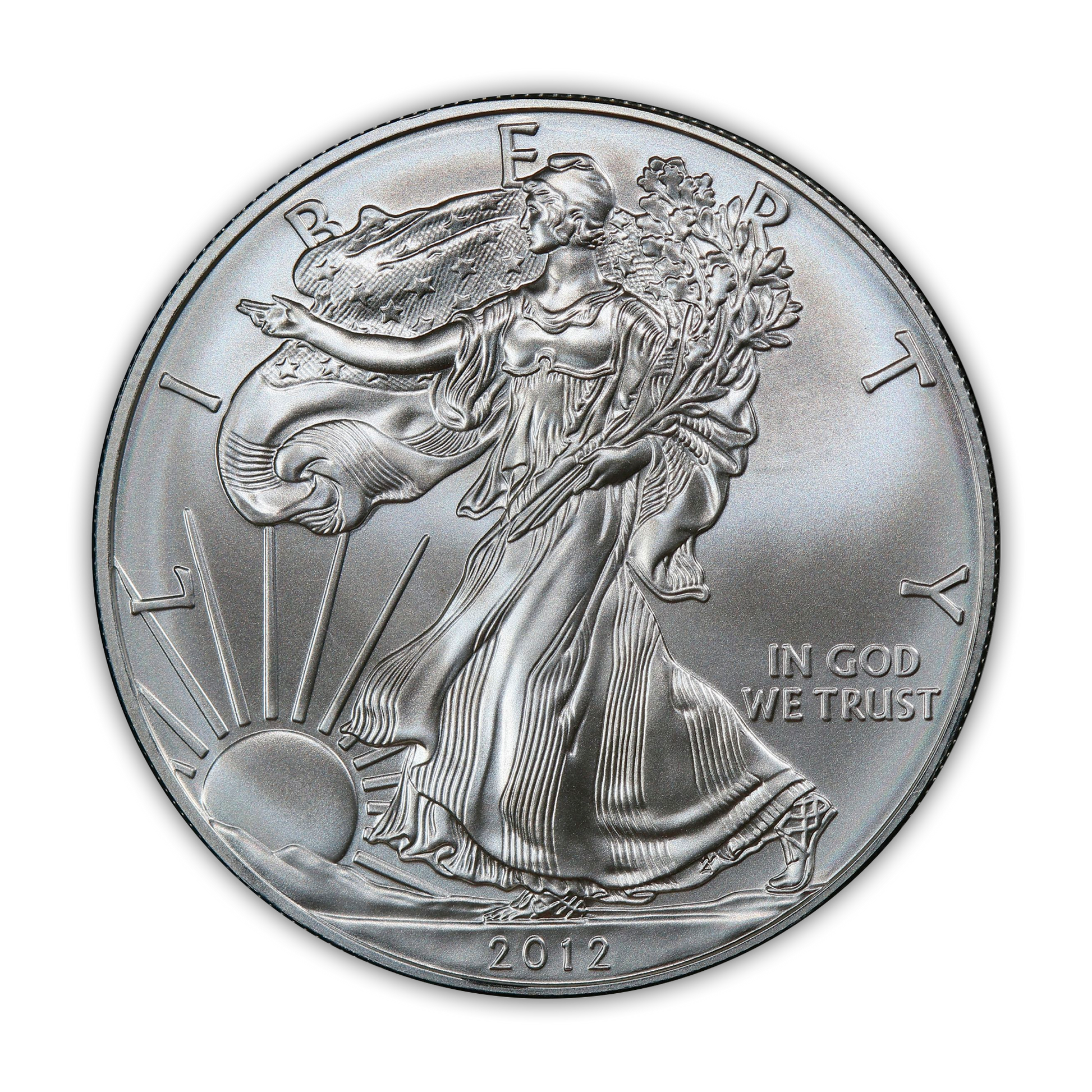 2012 Silver Eagle - Business Strike - Uncirculated - CoinsTV
