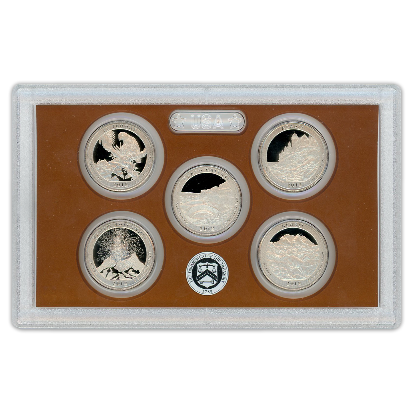 2012 United States Mint - America the Beautiful - Quarters Proof Set