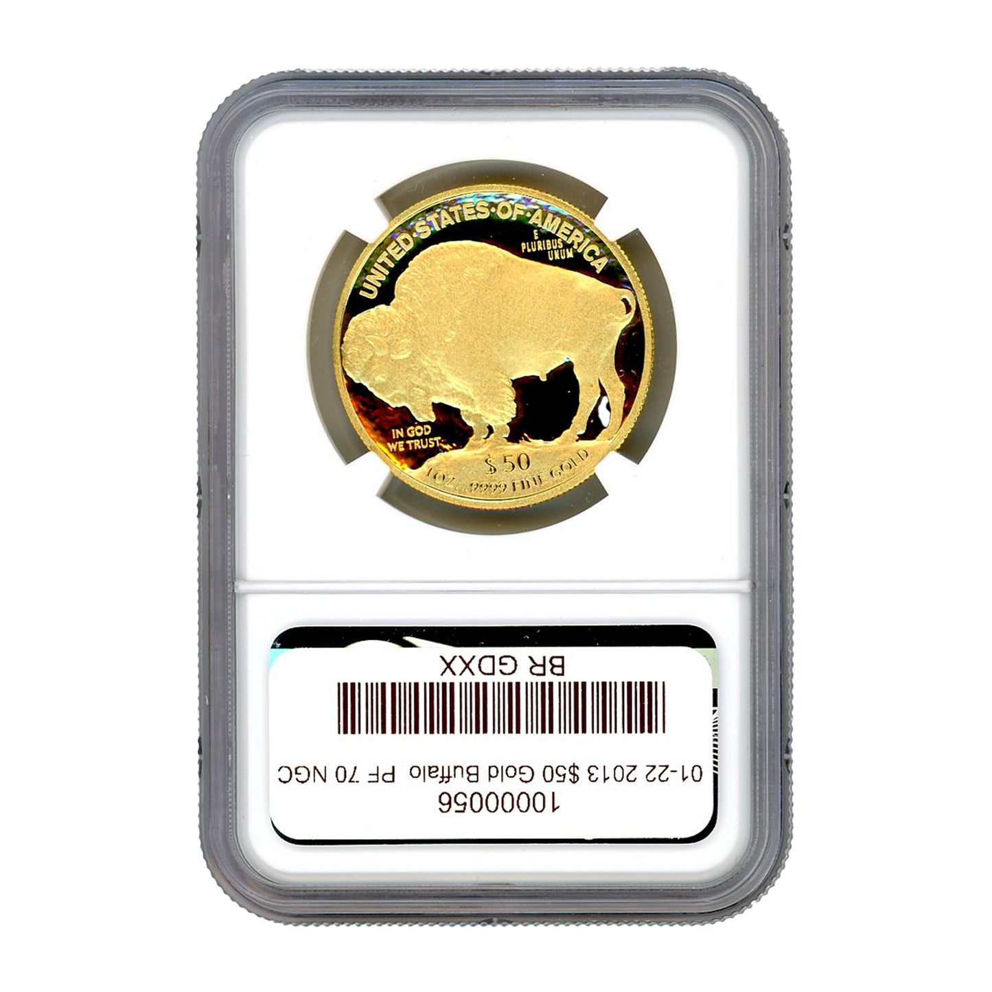 2013 $50 Gold Buffalo - 1 oz - NGC PF70