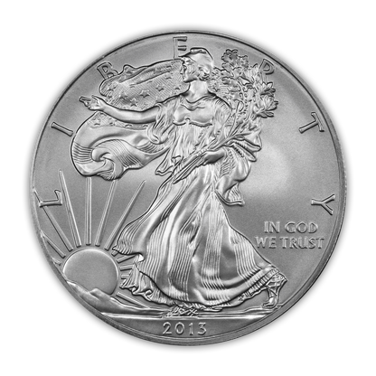 2013 Silver Eagle - West Point Burnished - Original Government Packaging (OGP)