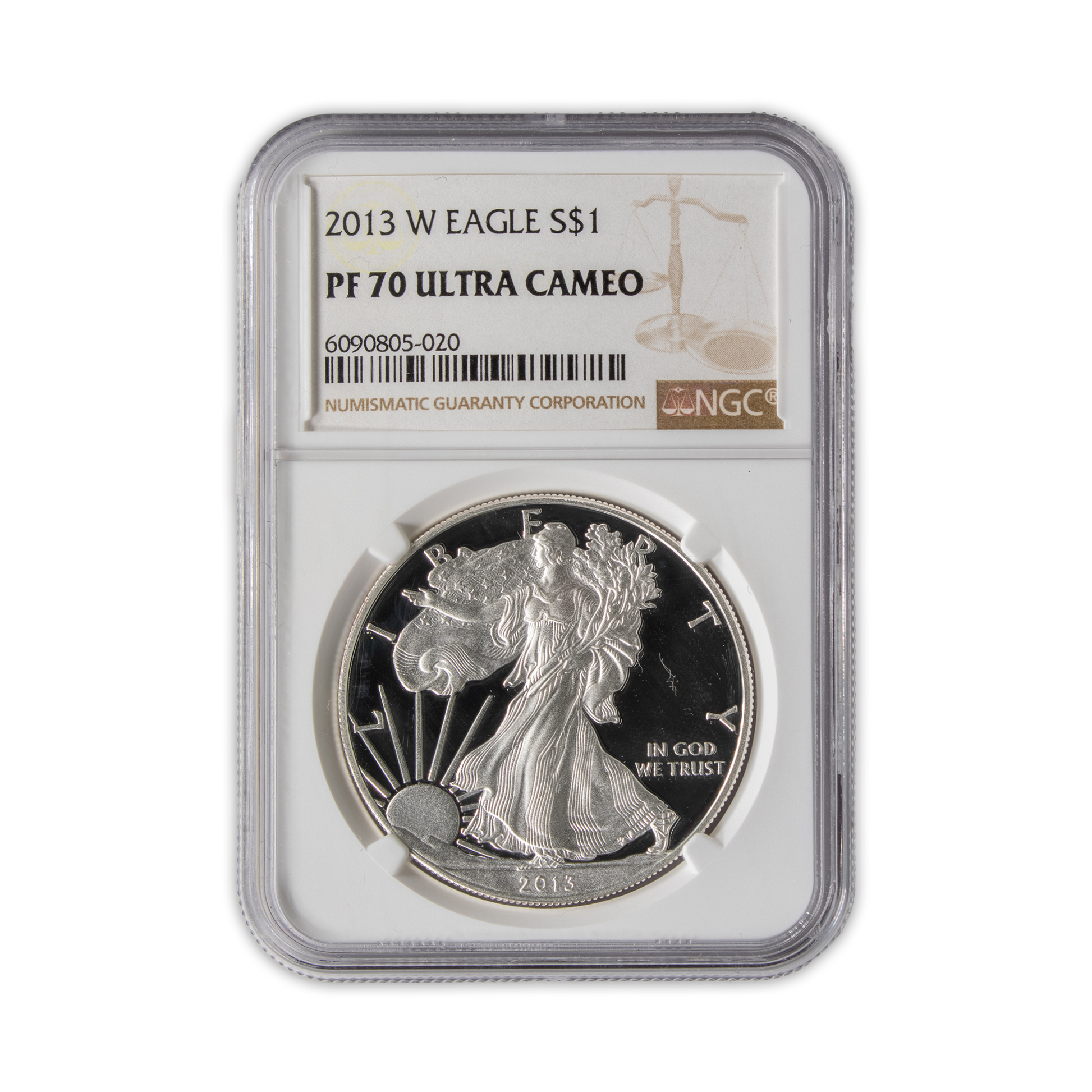 2013 Silver Eagle - Proof - NGC PF70 - CoinsTV
