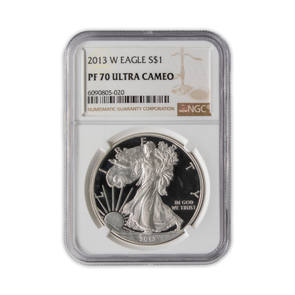 2013 Silver Eagle - Proof - NGC PF70 - CoinsTV