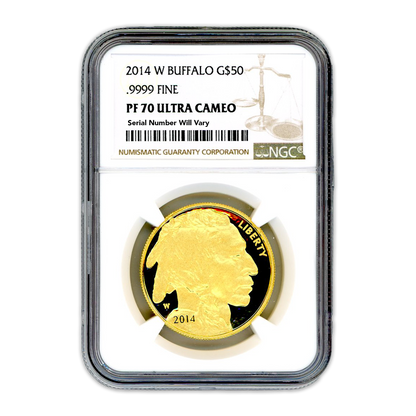 2014 $50 Gold Buffalo - NGC PF70