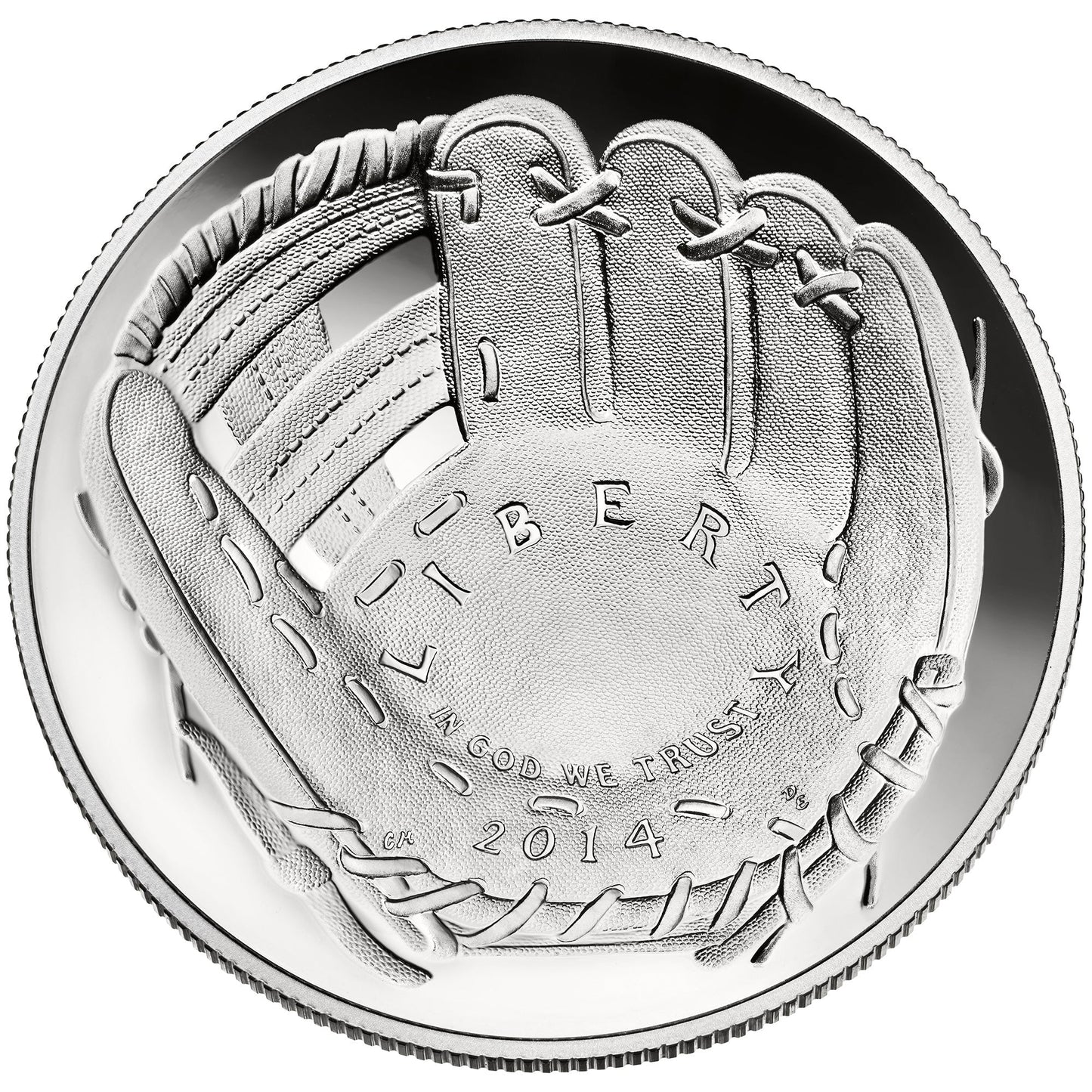 2014 Baseball Silver Dollar Philadelphia Proof - Original Government Packaging OGP